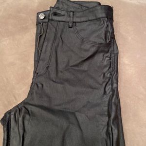 High waisted Jeggins 31/32 leather looking